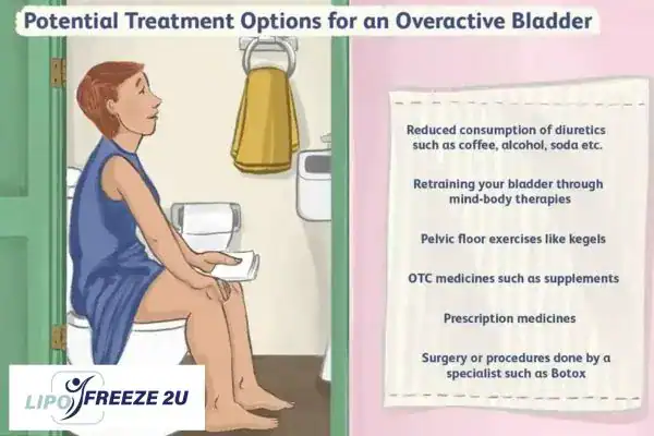 image of woman on toilet because of an overactive bladder Leicester