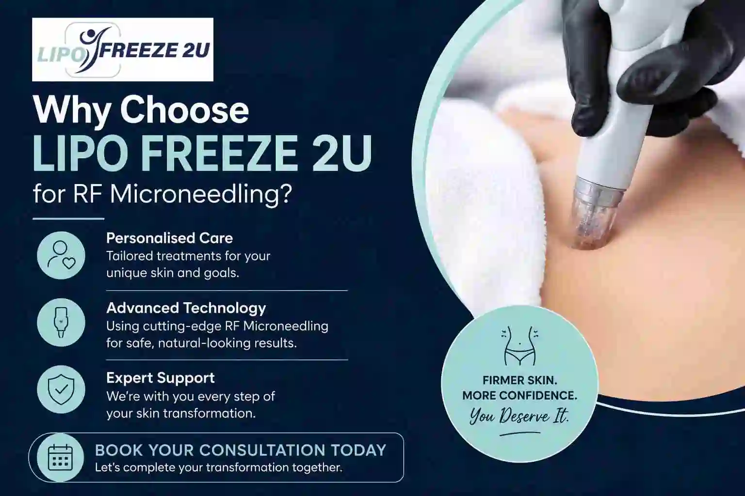 Why Choose LIPO FREEZE 2U for RF Microneedling Leicester?